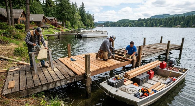 Boat Dock Maintenance in Roswell, GA