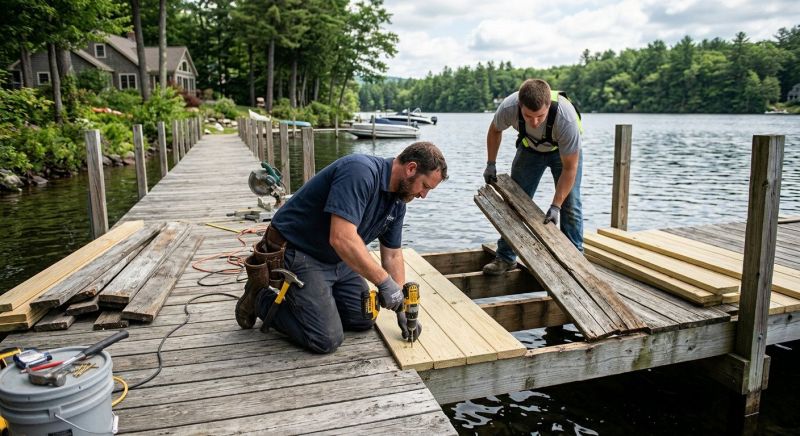 Dock Wood Replacement in Olathe, KS