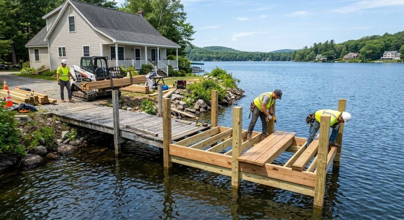 Pond Dock Construction in Denver, CO
