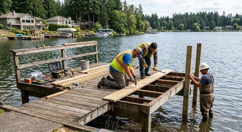 Wood Dock Repair in Denver County, CO