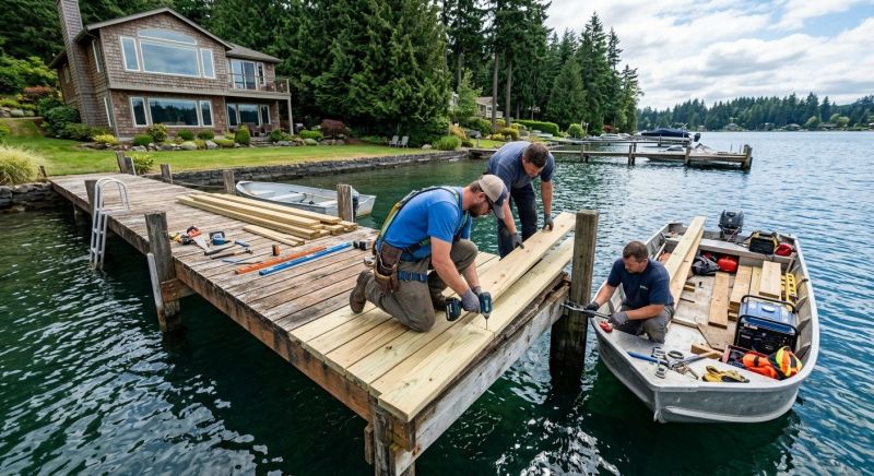Wood Dock Repair in Denver, CO